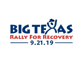 Big Texas Rally For Recovery logo design by ManishKoli