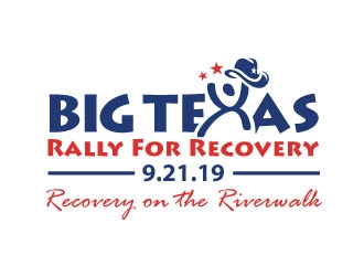 Big Texas Rally For Recovery logo design by sanworks