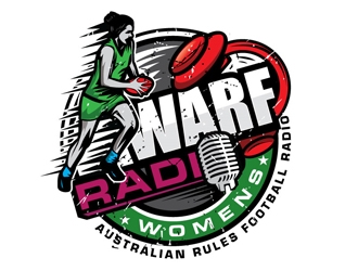 Womens Australian Rules Football Radio (WARF Radio) logo design by gogo