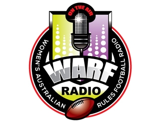 Womens Australian Rules Football Radio (WARF Radio) logo design by gogo