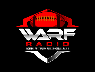 Womens Australian Rules Football Radio (WARF Radio) logo design by torresace