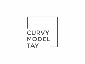 Curvy Model Tay  logo design by santrie