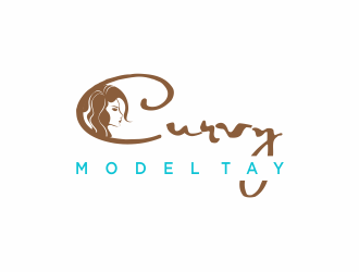 Curvy Model Tay  logo design by santrie