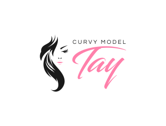 Curvy Model Tay  logo design by senandung
