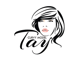 Curvy Model Tay  logo design by logolady