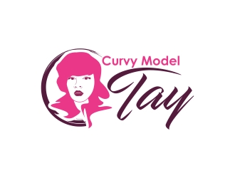 Curvy Model Tay  logo design by MRANTASI