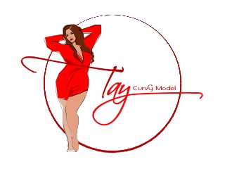 Curvy Model Tay  logo design by AikoLadyBug