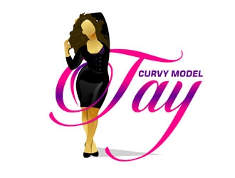Curvy Model Tay  logo design by LogoInvent