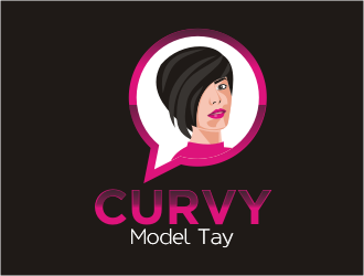 Curvy Model Tay  logo design by bunda_shaquilla