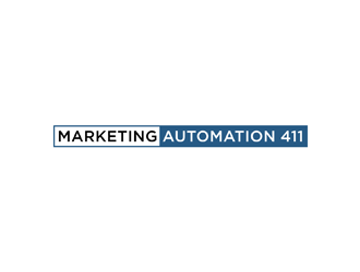 Marketing Automation 411 logo design by johana