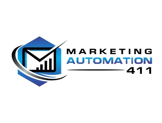 Marketing Automation 411 logo design by ruki