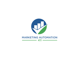 Marketing Automation 411 logo design by logitec