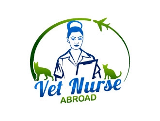 Vet Nurse Abroad logo design by uttam