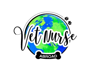 Vet Nurse Abroad logo design by moomoo