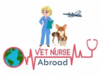 Vet Nurse Abroad logo design by fawadyk