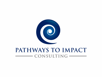 Pathways To Impact Consulting logo design by hidro