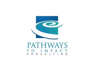 Pathways To Impact Consulting logo design by BTmont