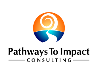Pathways To Impact Consulting logo design by cintoko