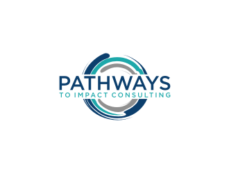 Pathways To Impact Consulting logo design by mbamboex