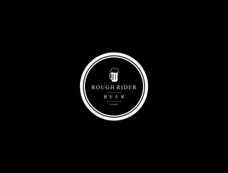 Rough Rider Lager or Rough Rider Beer logo design by haidar