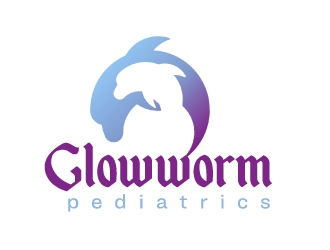 Glowworm Pediatrics logo design by nehel