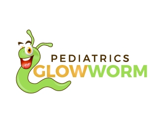 Glowworm Pediatrics logo design by dchris