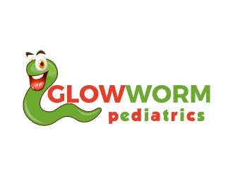 Glowworm Pediatrics logo design by dchris