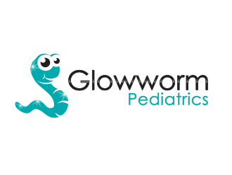 Glowworm Pediatrics logo design by BeDesign