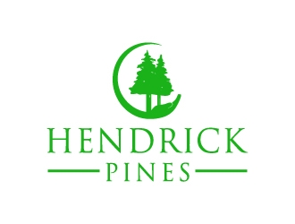 Hendrick Pines logo design by createdesigns