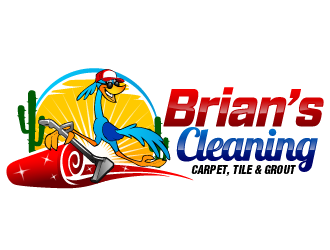 Brians Cleaning - Carpet, Tile & Grout Logo Design - 48hourslogo