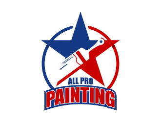 All Pro Painting logo design by ekitessar