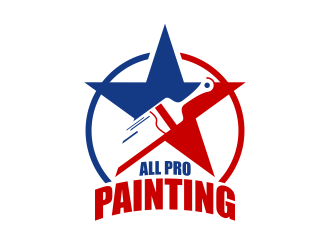 All Pro Painting logo design by ekitessar