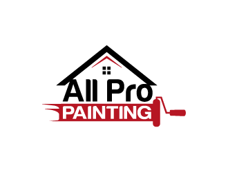 All Pro Painting logo design by bluespix