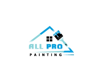 All Pro Painting logo design by samuraiXcreations