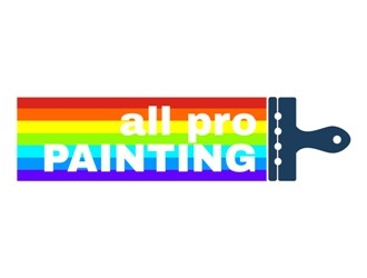 All Pro Painting logo design by rizuki