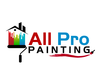 All Pro Painting logo design by tec343