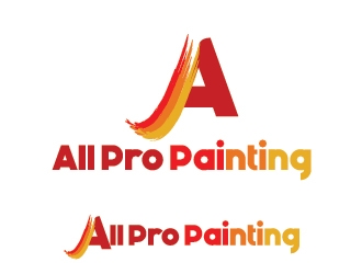 All Pro Painting logo design by Bassfade
