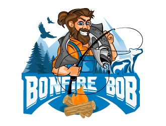 Bonfire Bob logo design by Suvendu