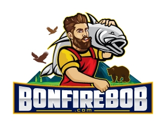 Bonfire Bob logo design by Suvendu