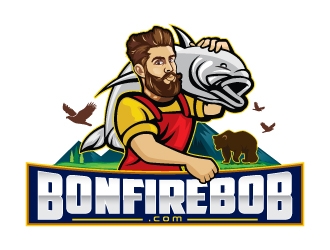 Bonfire Bob logo design by Suvendu