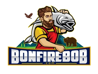 Bonfire Bob logo design by Suvendu