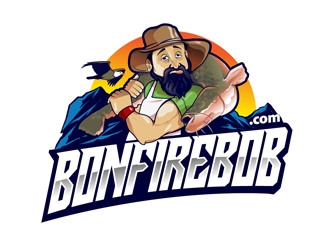 Bonfire Bob logo design by DreamLogoDesign