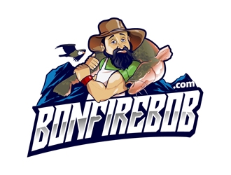 Bonfire Bob logo design by DreamLogoDesign