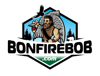 Bonfire Bob logo design by DreamLogoDesign