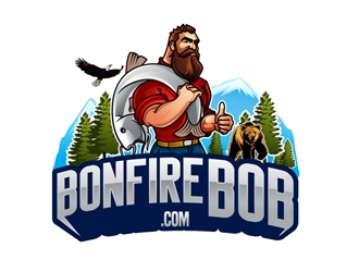 Bonfire Bob logo design by DreamLogoDesign