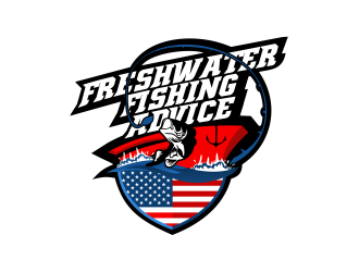 Freshwater Fishing Advice logo design by rahimtampubolon