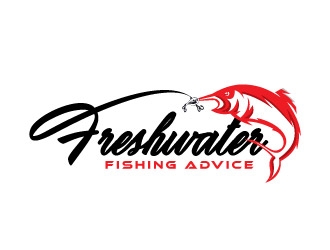 Freshwater Fishing Advice logo design by REDCROW
