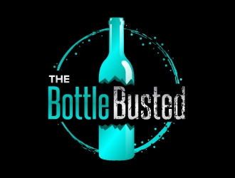 The Busted Bottle logo design by jaize