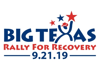 Big Texas Rally For Recovery logo design by jaize