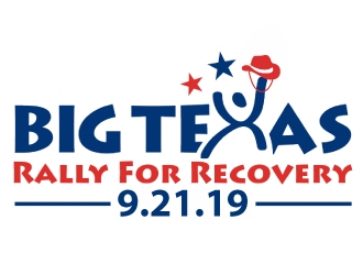 Big Texas Rally For Recovery logo design by jaize